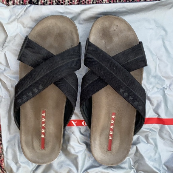 Men’s Prada Slide Sandals - Picture 2 of 3